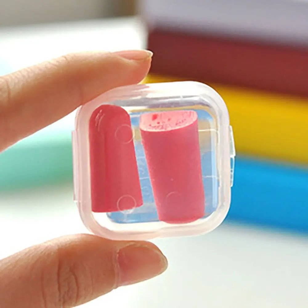 1 Pair Soft Noise Reduction Anti-noise Earplugs Soundproof Sound Insulation Ear Plugs Foam Waterproof Sleeping Earplugs Sleep