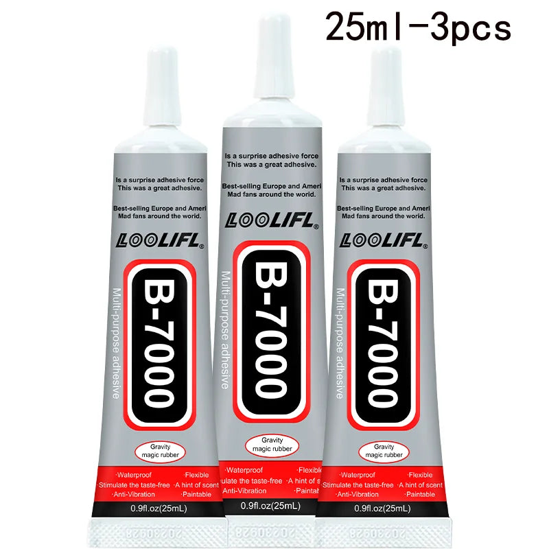 B7000 15,25,50,110ml Rhinestone Glue, Rhinestone Craft Glue, Jewelry Glue, Jewelry Processing Glue, Has Flexibility after Drying