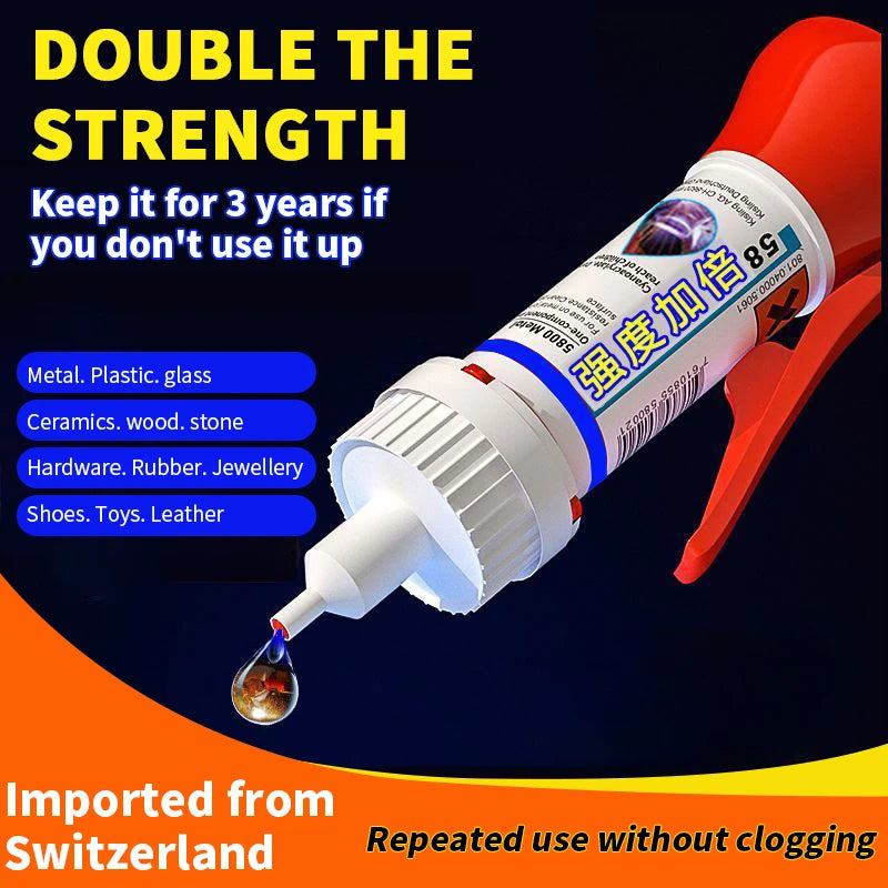 1-10 Pcs Welding Adhesive Powerful Quick-drying Sealer Shoe Glue Universal Sealer Oily Liquid Welding Filler