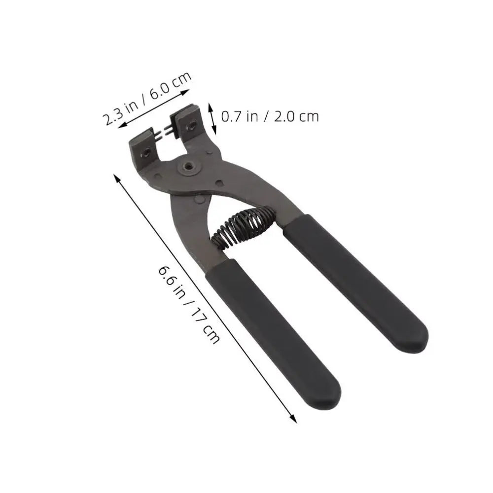 Pricking Iron 4mm Hole Punch Pliers Carbon Steel Universal Rhombus Leather Hand Pliers Multifunctional Spacing 2/4 Teeth