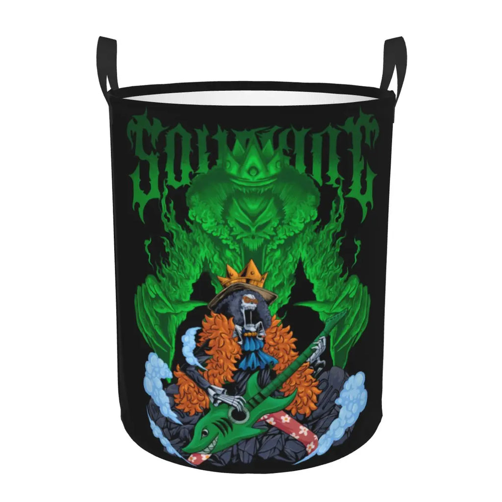 One Piece Tony Tony Chopper Laundry Basket Collapsible Anime Clothing Hamper Bathroom Organizer Storage Bins