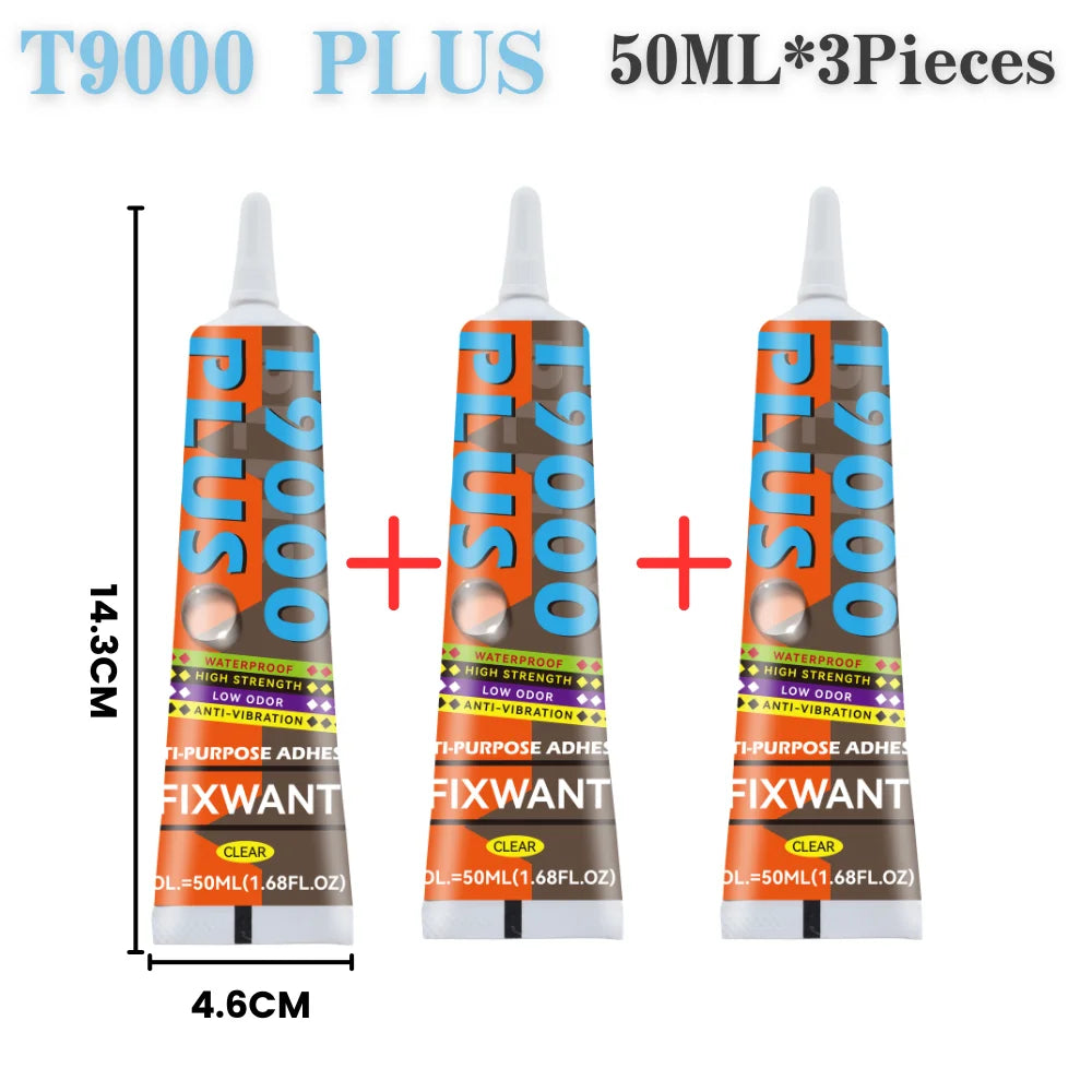 T-9000 Upgrade T9000 PLUS Clear Phone Watch Repair Contact Adhesive Waterproof Low-corrosion Leather Fabric Glue 15/50/110ML