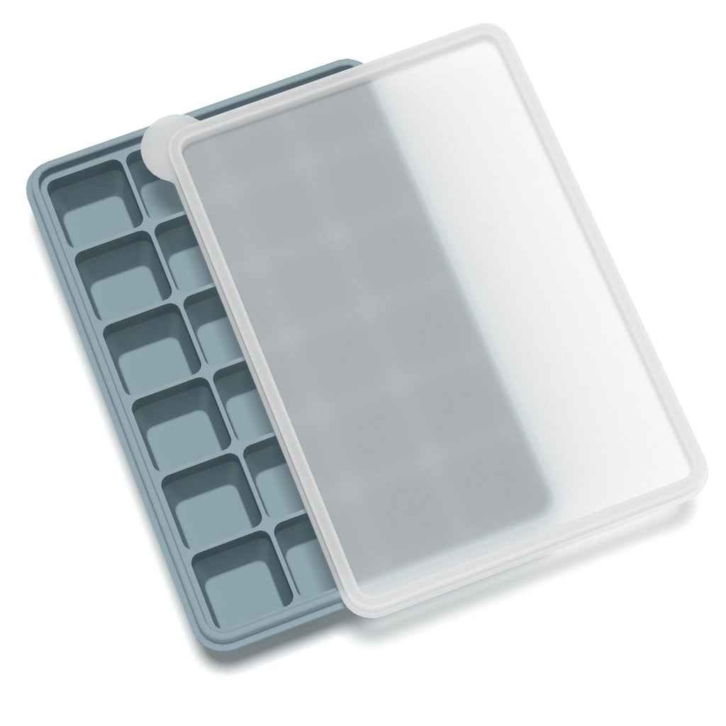 1PC/24 Ice Cube Molds Silicone Ice Tray With a Lid Prevents Odors Easy to Remove Kitchen Supplies Juice Desserts Baby Food Box