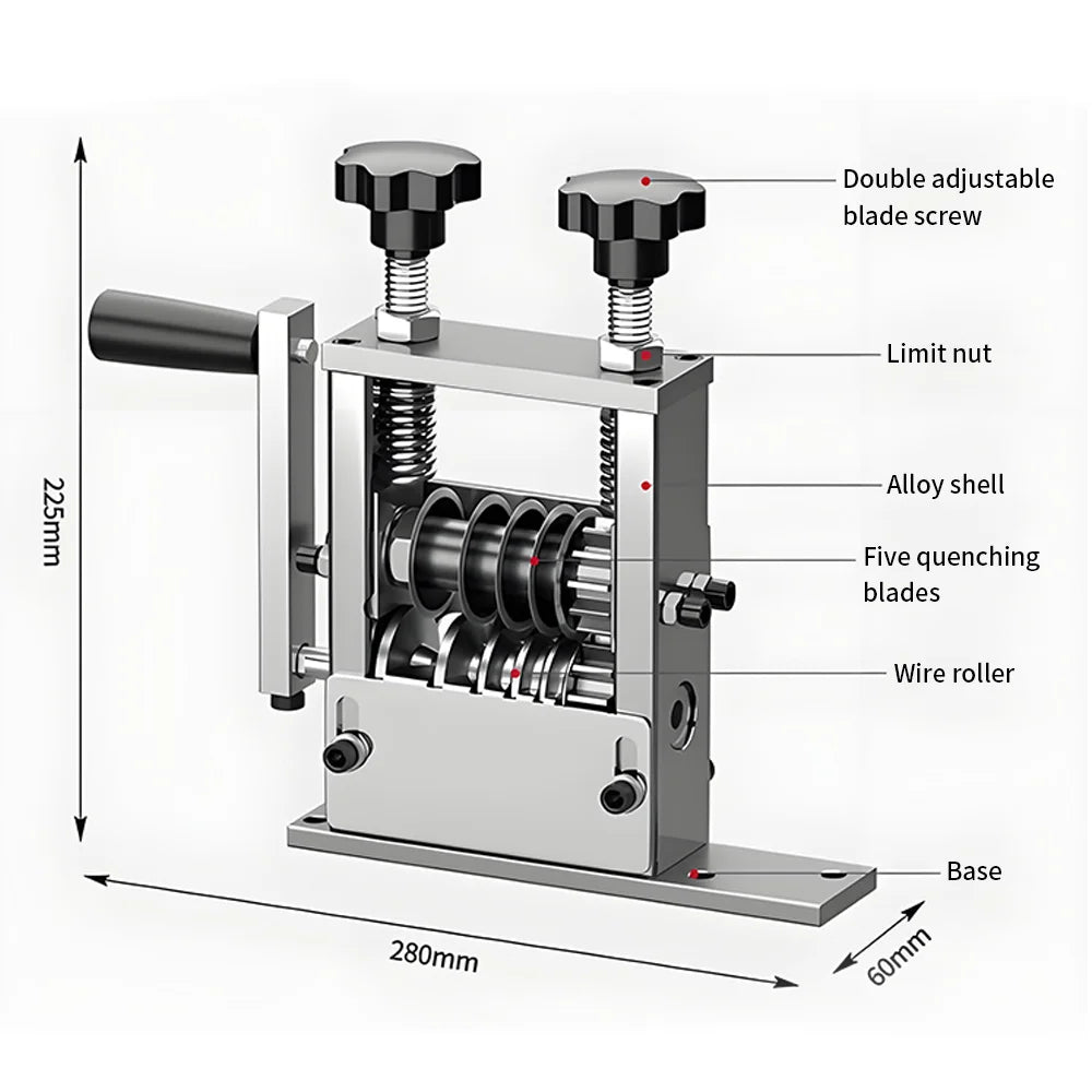 Zten Double Drive Wire Stripper Machine 1-70mm2 High Efficiency Wire Peeling Tool Stripping Machine for Copper And Aluminum Wire