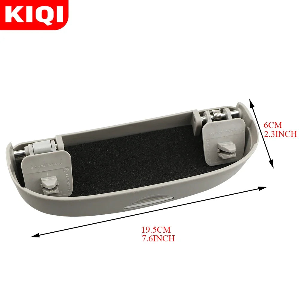 KIQI Car Sunglasses Storage Box for Audi Q2 2018 2019 2020 Accessories Car Glasses Holder Case Accessories