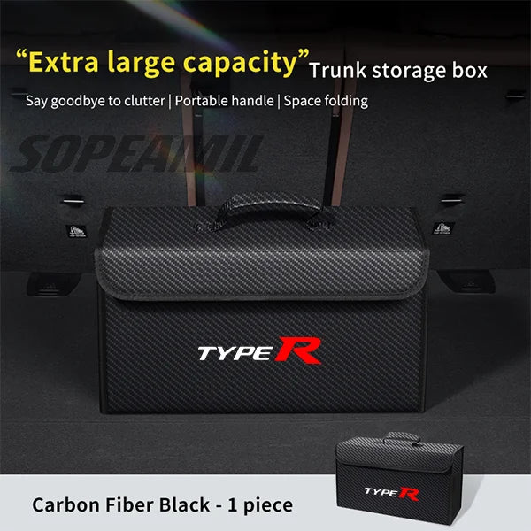 Car Trunk Organizing And Storage Box For Honda Type R Accoed Civic Passport BR-V CR-V City Pilot HR-V WR-V Odyssey Fit Amaze Si