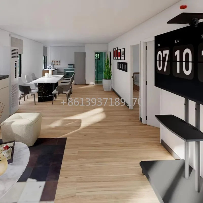 20FT Foldable Container Home with 2 Bedrooms Spacious Living Room & Modern Bathroom Stylish & Portable Tiny House for Adult
