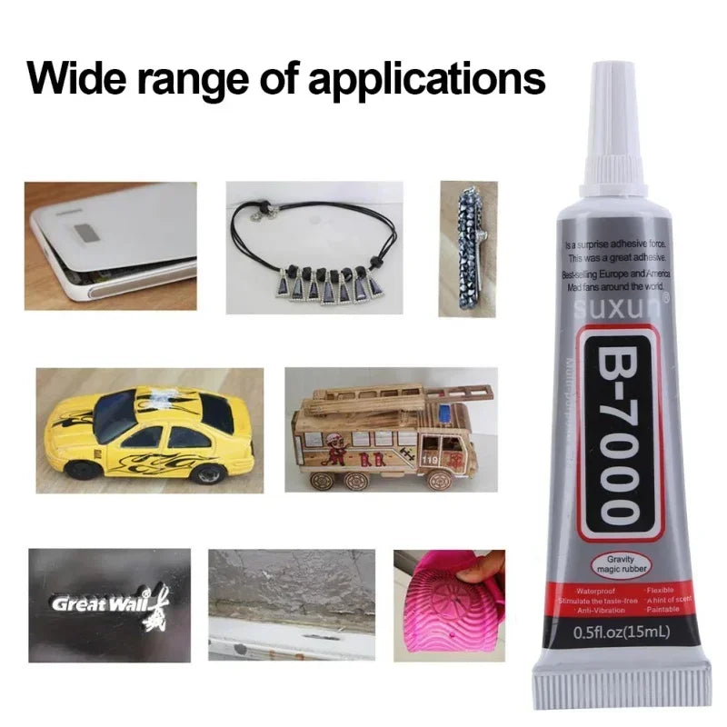 Multi-Purpose Clear Strong Glue Adhesive Universal Phone Repair Glue DIY Jewelry Makings Repair Glue B7000 Glue
