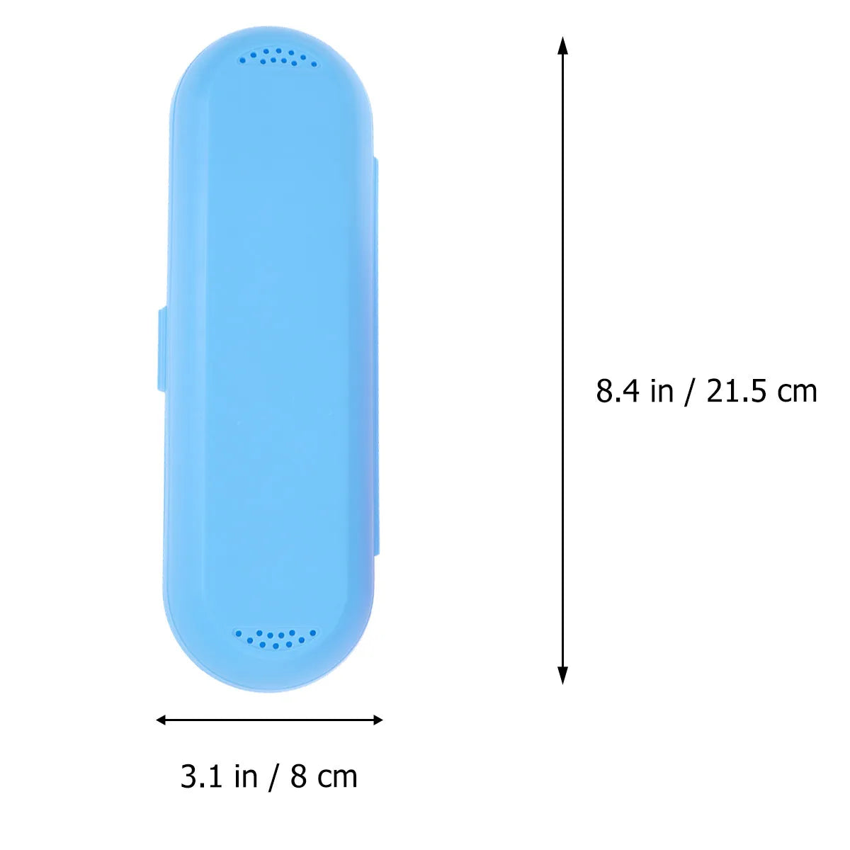 2Pcs Premium Electric Toothbrush Holder Box Compact Travel Case for Electric Toothbrush Head and Handle Eco Friendly PP Material