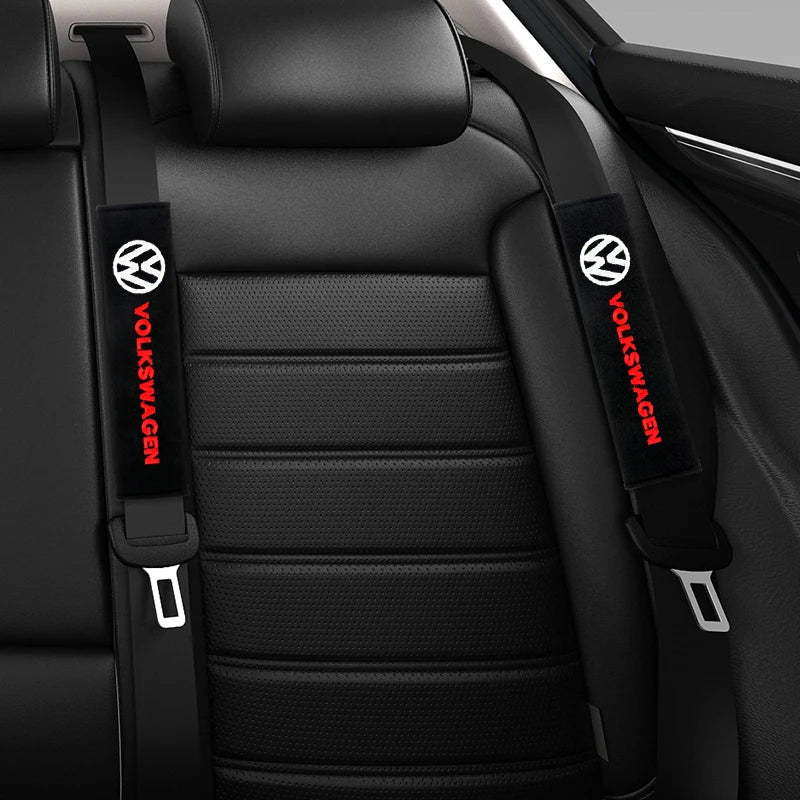 Car Seat Belt Cotton Safety Belt Shoulder Cover Breathable Protection for VW Volkswagen Golf Polo Passat Tiguan Touran Jetta GTI