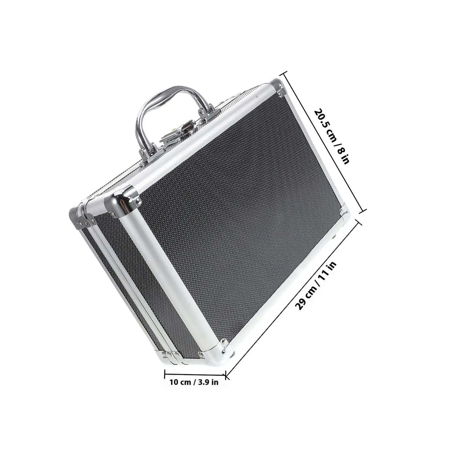 Aluminum Alloy Toolbox Portable Heavy Duty Multi Functional Tool Storage Case for Home Workshop DIY Organization Large Capacity