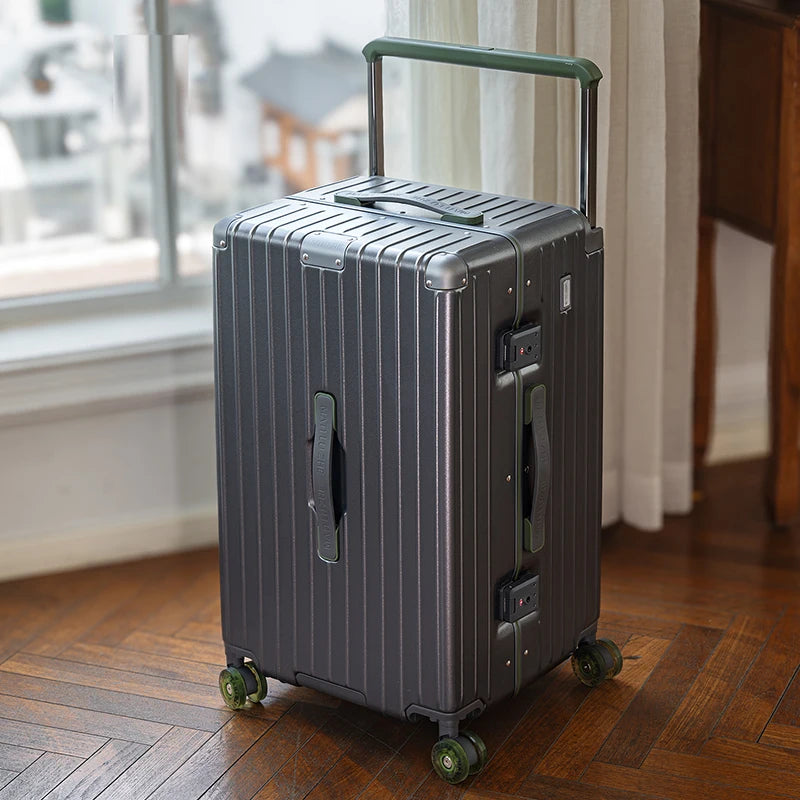 Extra Large Luggage 30inch Shockproof Zipper Travel Suitcase 20-28 inch Large Capacity Thickened PC Password  Carry-on Suitcase