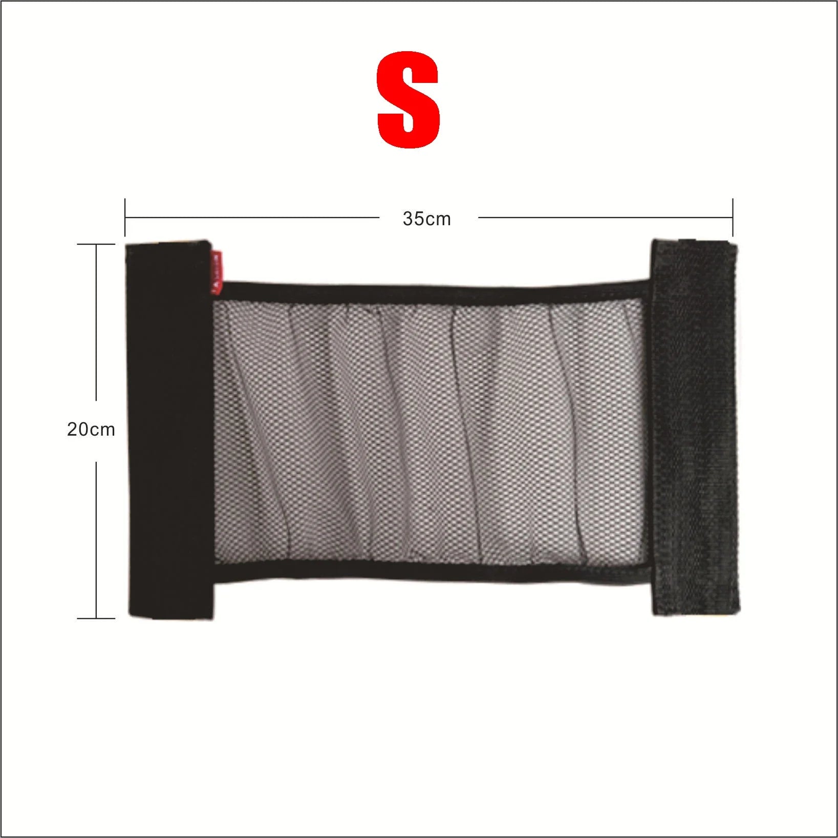 Car Elastic Mesh Fixed Straps Trunk Interior Auto Organizer Seat Back Fixing Net Bag Extinguisher Car Goods Storage Fixing Strap