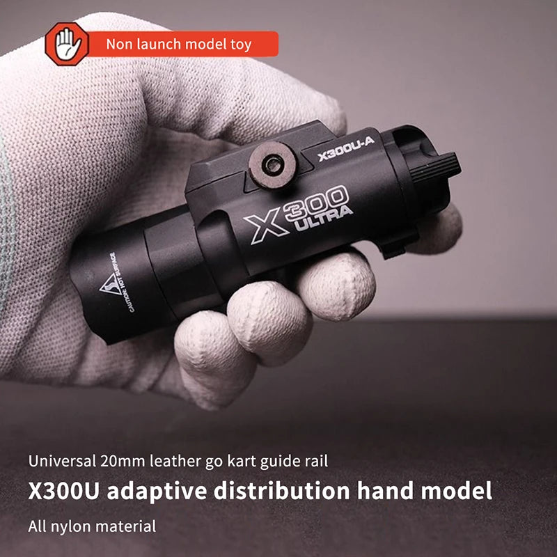 20mm Rail Mount Tactical Light Outdoor Hunting CS Game Multifunctional LED Flashlight