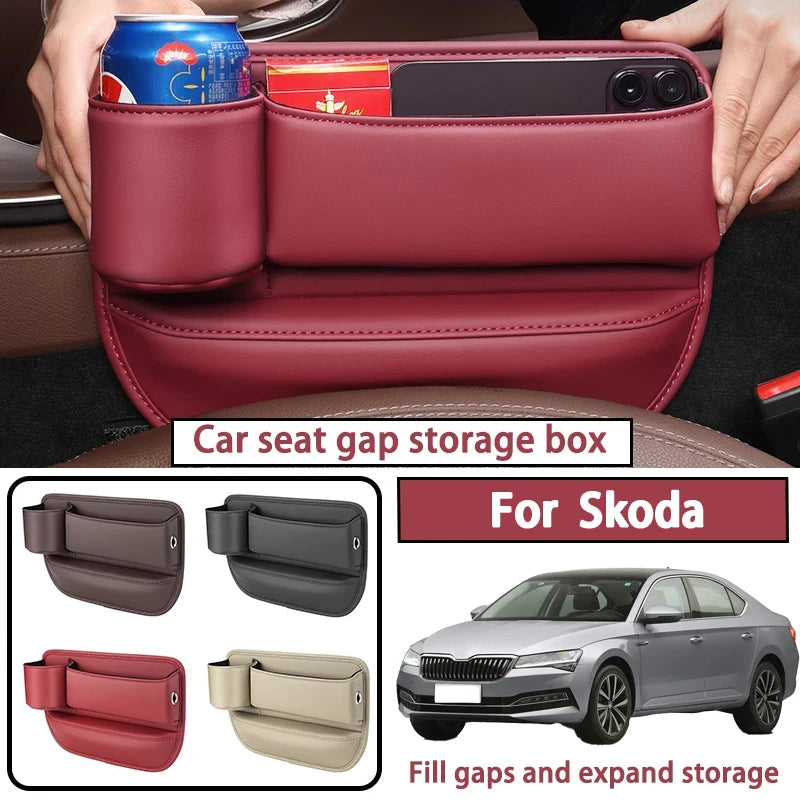It is suitable for all Skoda car seat gap storage boxes, water cup holders, main and co-pilot storage boxes