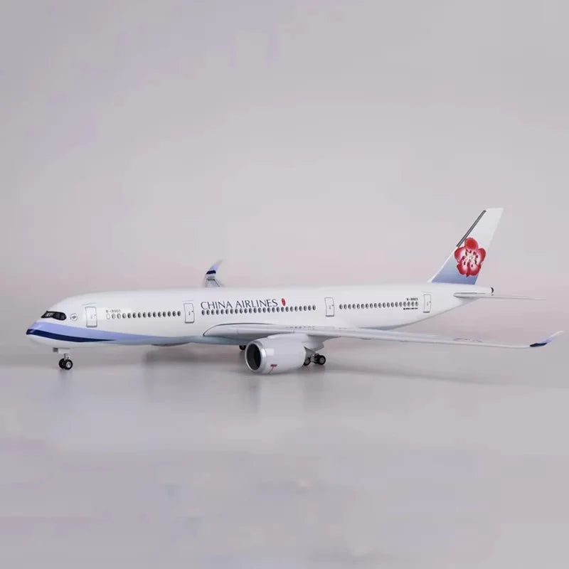 Model Airplane 47cm 1/142 Scale A350 Taiwan China Airline Model Planes Children'S Toys Aircraft Models For Collection Or Gift
