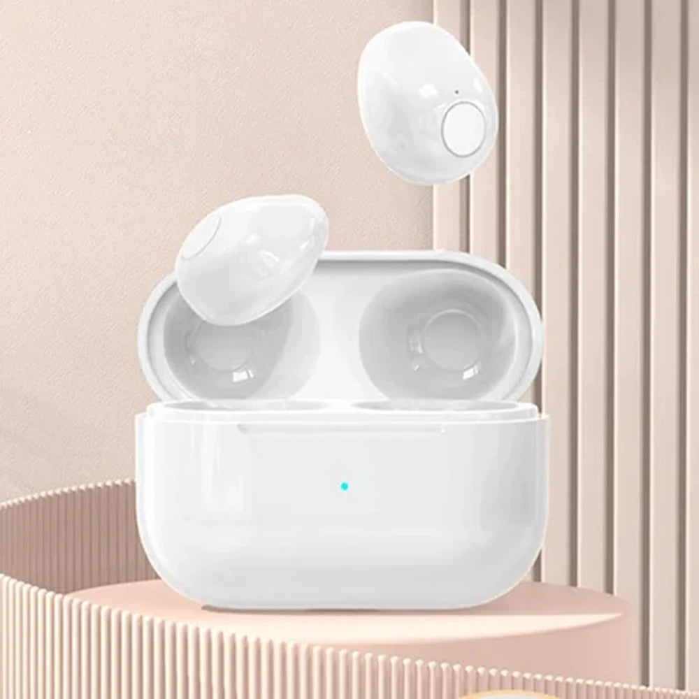 Mini Wireless Earbuds Noise Canceling Waterproof Wireless Bluetooth 5.2 Headphones  with Noise Cancelling Mic Charging Case