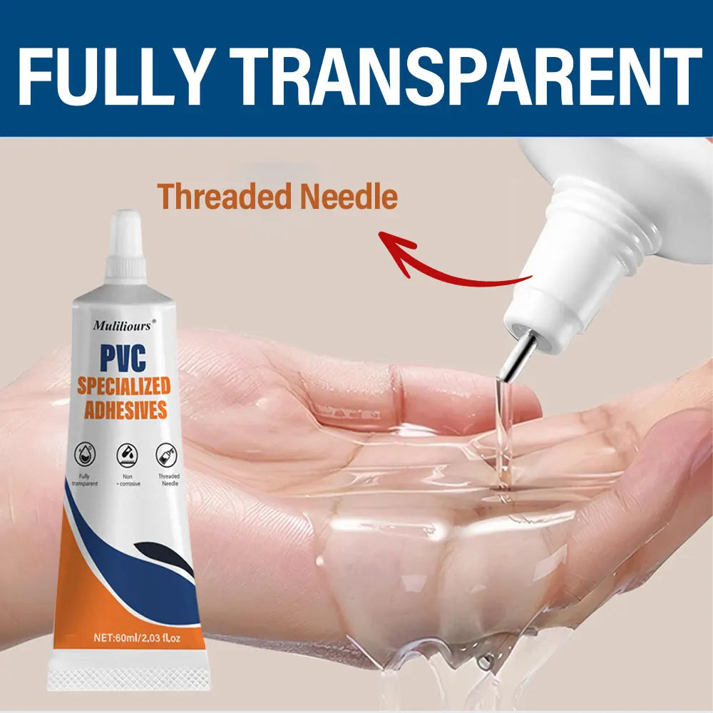 PVC Pipe Repair Adhesive Inflatable Boat Repair Glue Paddle Board Kayak Tube Repair Glue, Plastic Adhesive Super Glue Strong