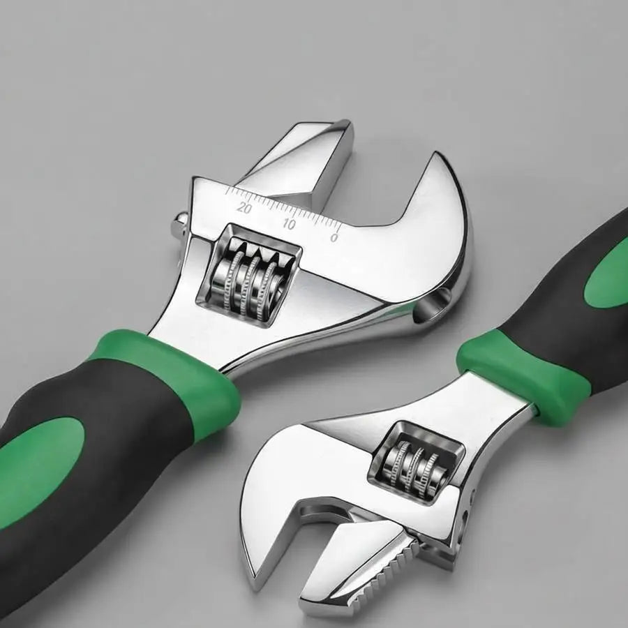 6inch/8inch Adjustable Wrench Monkey Wrenches Short Handle Spanner Pipe Wrench for Air Controller Pipe Hand Tool