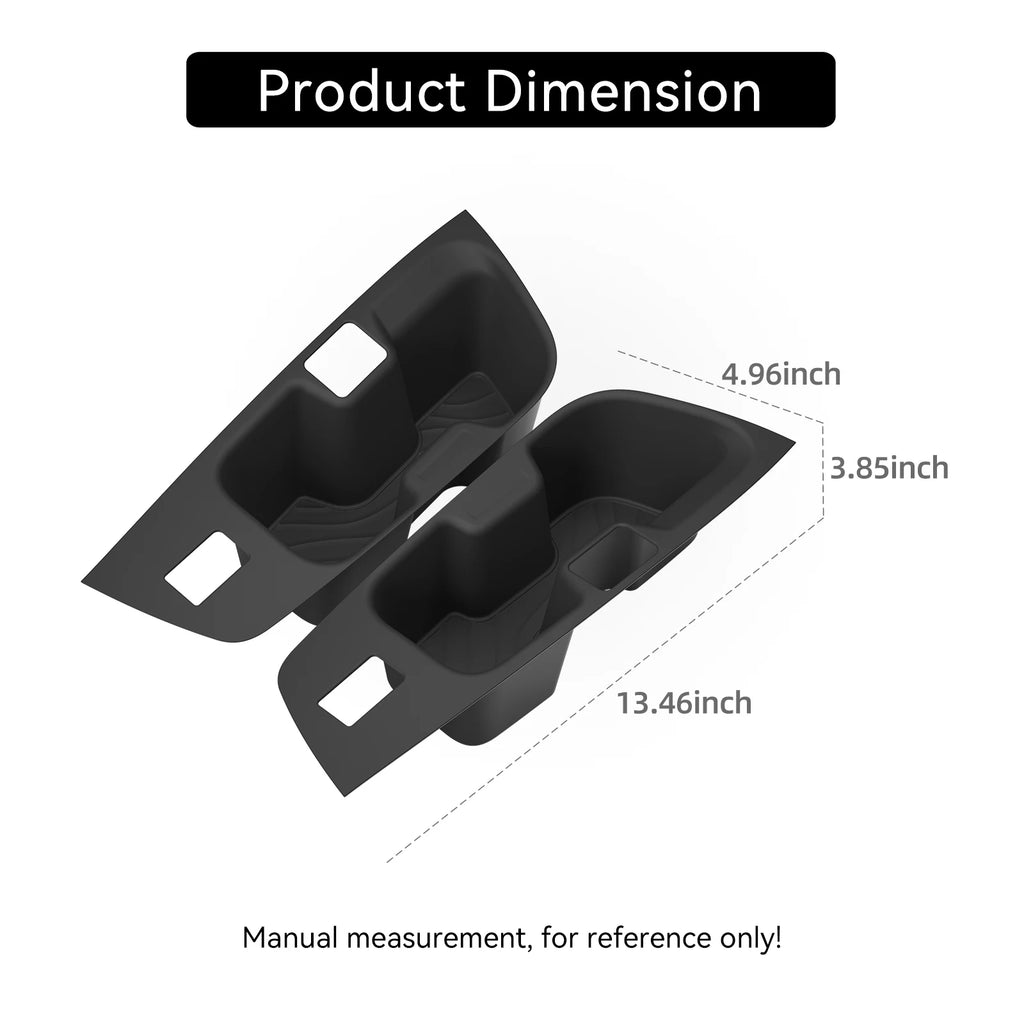for Nissan Patrol Y63/Armada 2025-2026 Car Water Cup Holder The Third Row Drinks Cup Holder Storage Box Case Accessories 2pcs