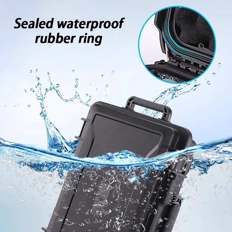 Pull Rod Photography Camera Protective Case Waterproof Equipment Safety Storage Box Portable Hardware Tool Organizer Boxes