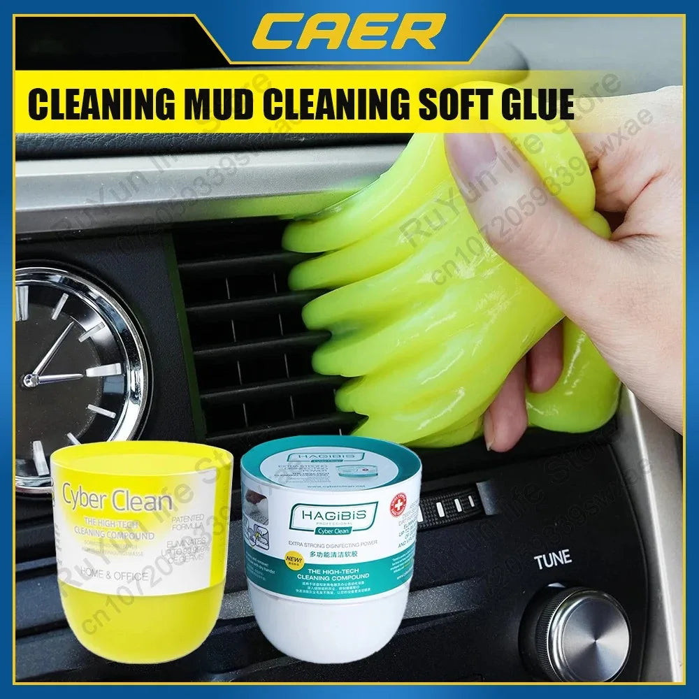 160g Car Cleaning Gel Air Vent Computer Keyboard Dirt Dust Remover Slime Magic Mud Antibacterial and Universal Glue Wash Tool