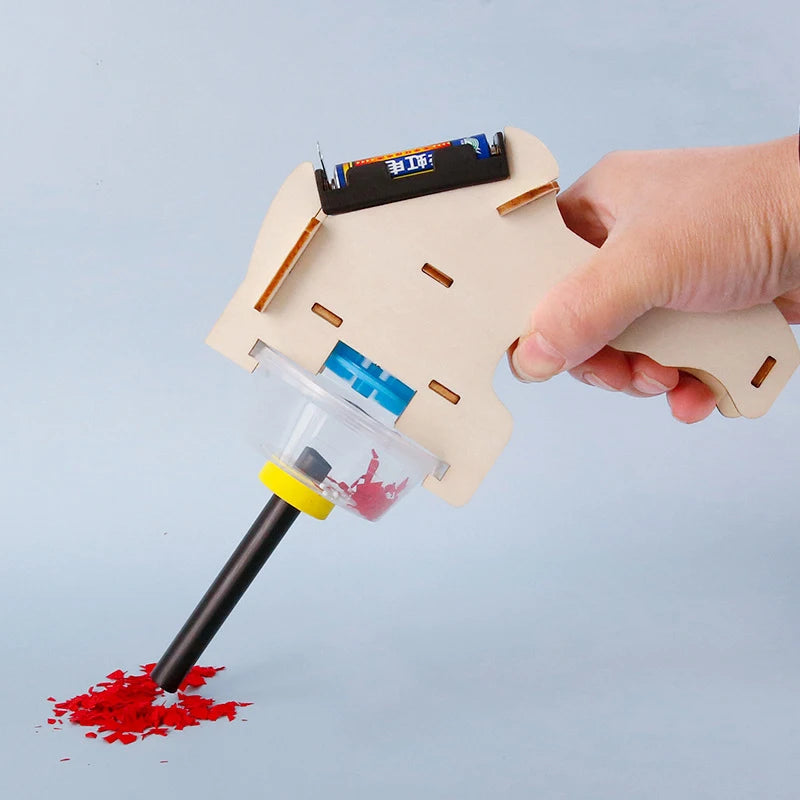 Science Education DIY Assembly Vacuum Cleaner Toy Kids STEM Science And Technology Small Production Puzzle Handmade Material Kit