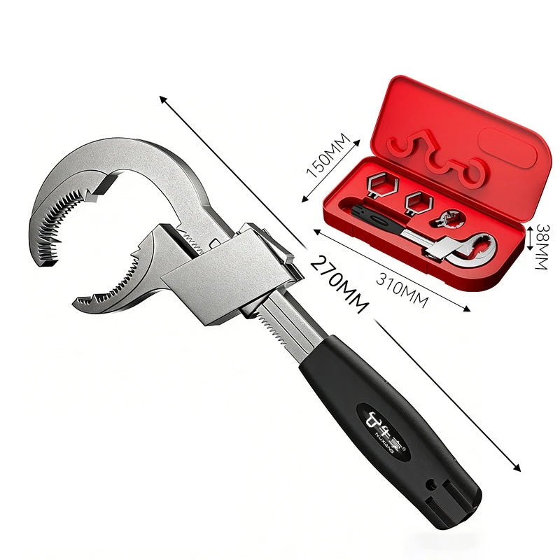 Multi-Function Sink Wrench – Universal Large Opening Faucet Tool for Bathroom and Household Pipe Installation