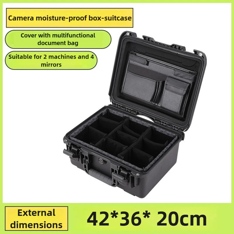 DSLR Camera Moisture-proof Box Tool Storage Organizer Professional Suitcase Photography Equipment Protection Toolcase Shockproof