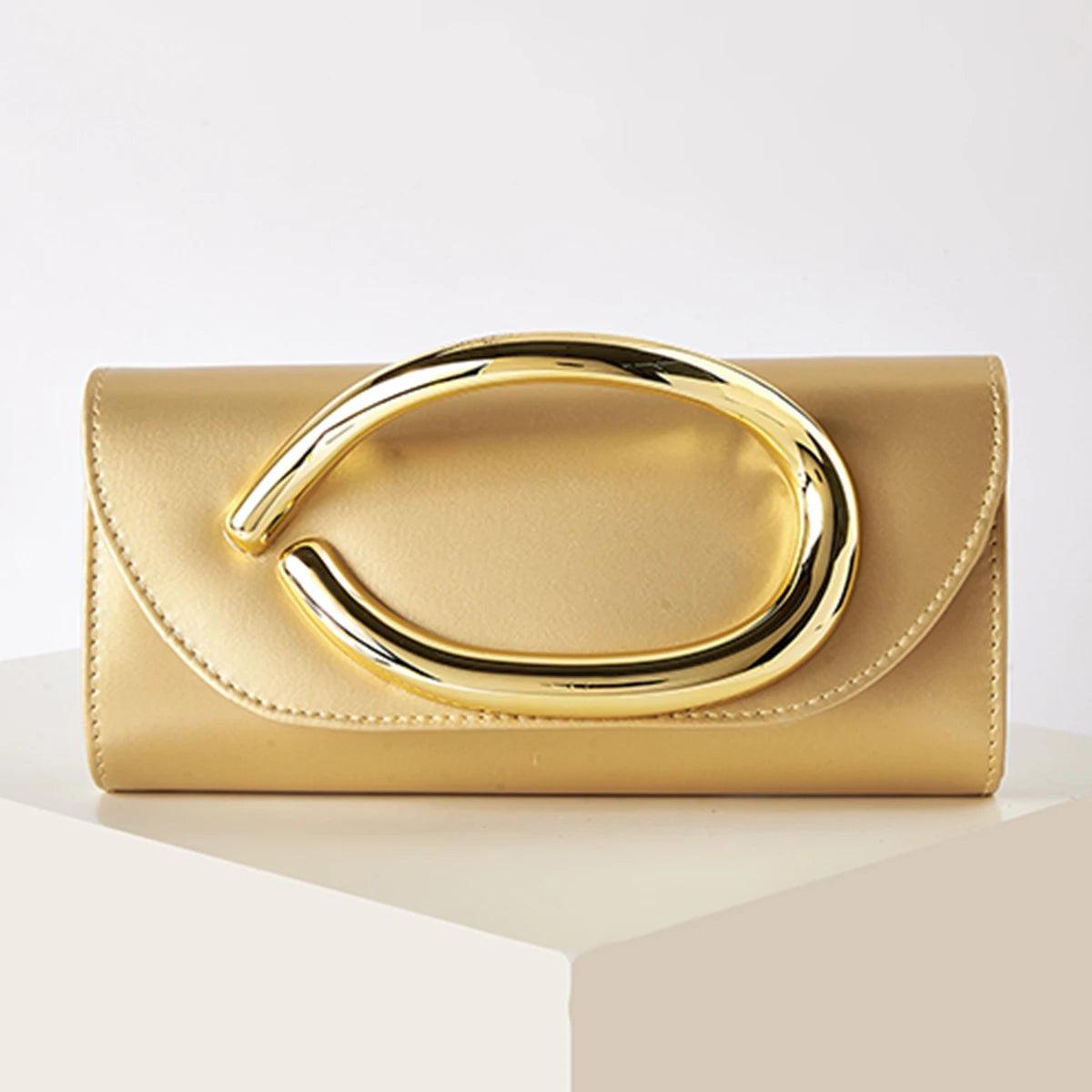 Women's Evening Bag Pu Synthetic Leather Lightweight Women's Clutch Bag Makeup Bag Wallet Business Commuting Prom Wedding Party Holiday Party