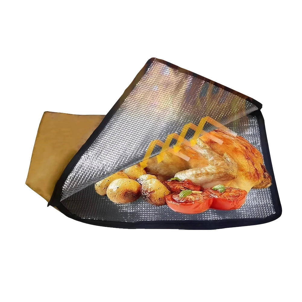 BBQ Blanket for Resting Meat 21in Barbecue Blanket BBQ Meat Blanket BBQ Accessories for Large Brisket/Beef/Turkey Gifts for Men