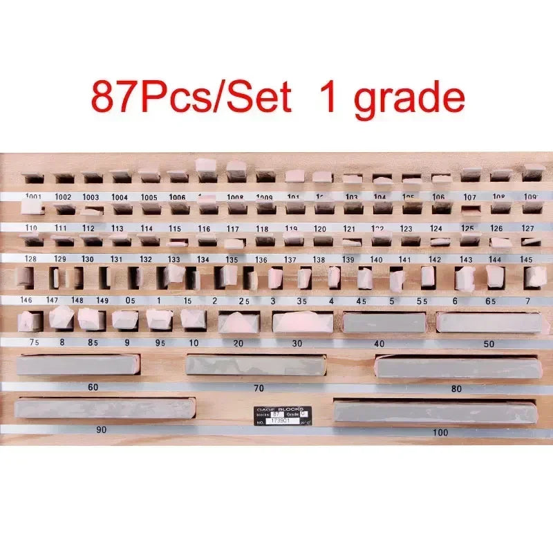 SHANHR Grade 0 Grade 1 Precision Inspection Block Gauge  Caliper Calibration Block Measuring Instruments