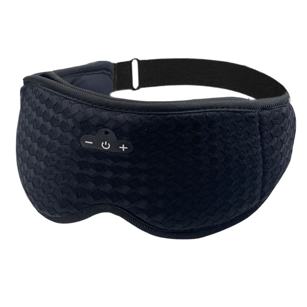 Bluetooth Sleeping Headphones 3D Eye Mask Travel Music Play Soft Elastic Breathable Stereo Music Earphones with HD Microphone