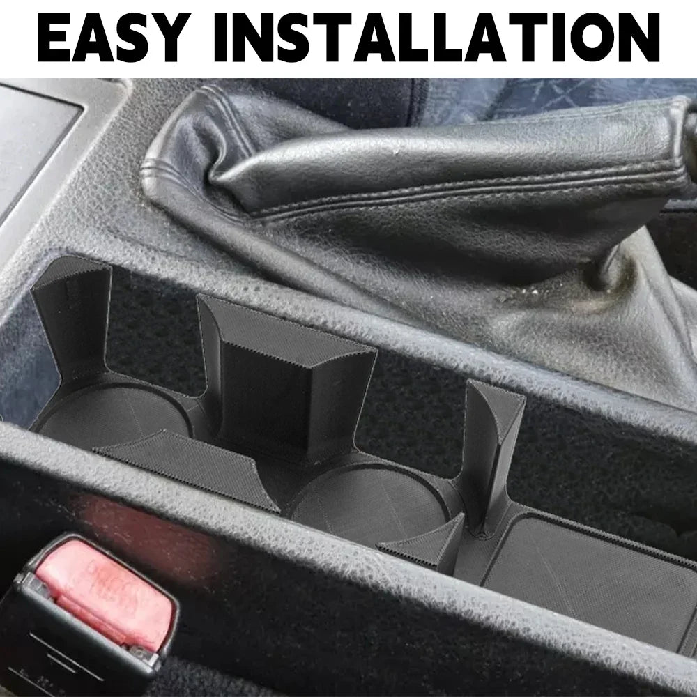 1/2PCS Double Cup Holder For BMW E36 Center Console Cup Holder 3D Printed Car Interior Accessories Cup Holder