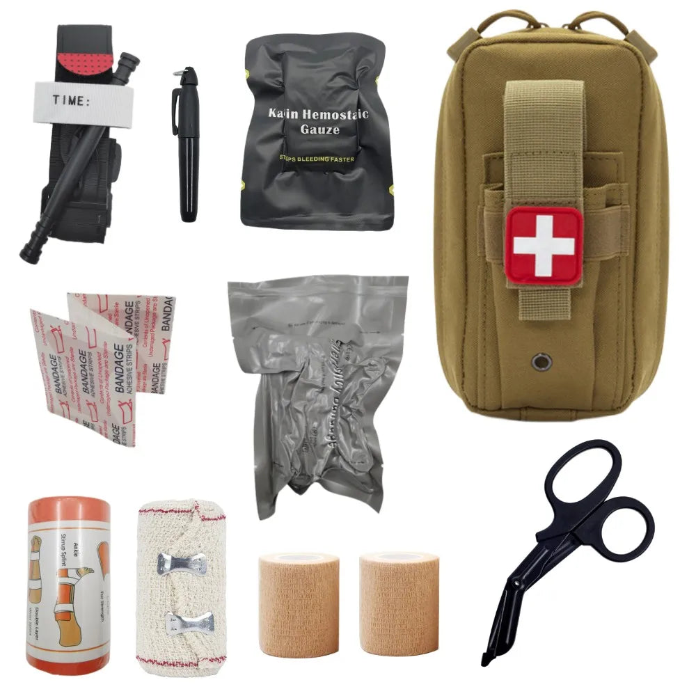First aid kit EDC First aid kit Molle IFAK First aid kit EMT Survival tourniquet bandage Israel bandage