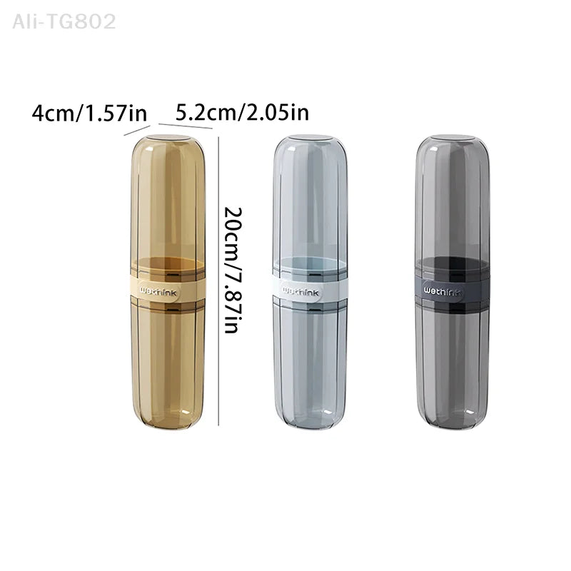 Toothbrush Storage Box Portable Mouthwash Cup Toothpaste Storage Box Toiletry Set Travel Supplies Portable Toothbrush Cup