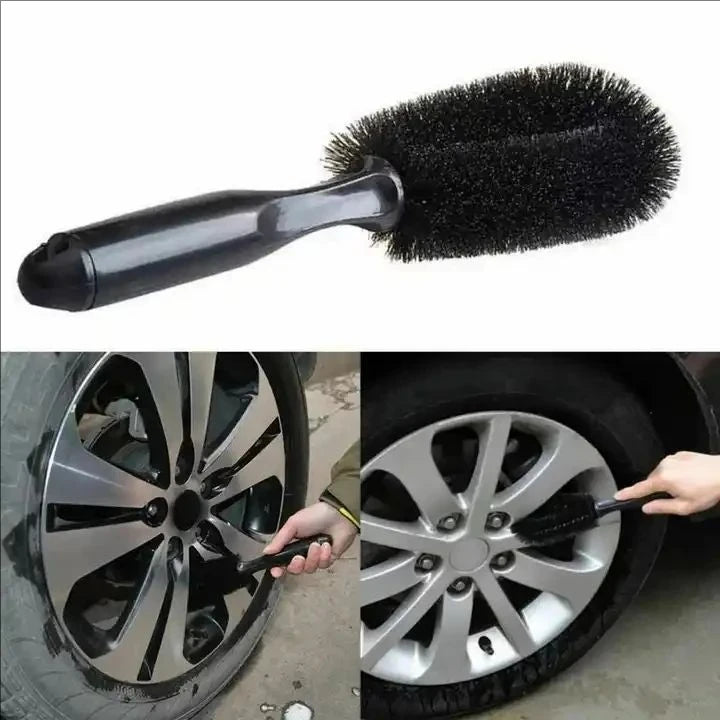 Car Wheel Tire Wash Cleaning Brush Car Rim Scrubber Cleaner Duster Handle Car Tyre Cleaning Detailing Brushes Car Cleaning Tools