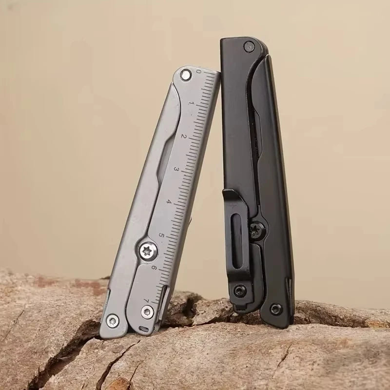 Multifunctional Portable Folding Scissors Stainless Steel Outdoor Survival Camping Fishing Hunting Tool