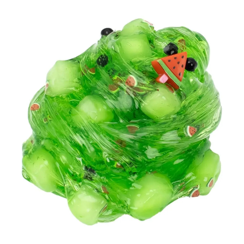 Soft 300ml/70ml Slime Kit Fruit Crunchy Non-Sticky Jelly Cube Slime Glitter Stress Relief Clear Slime Party Favor Gifts