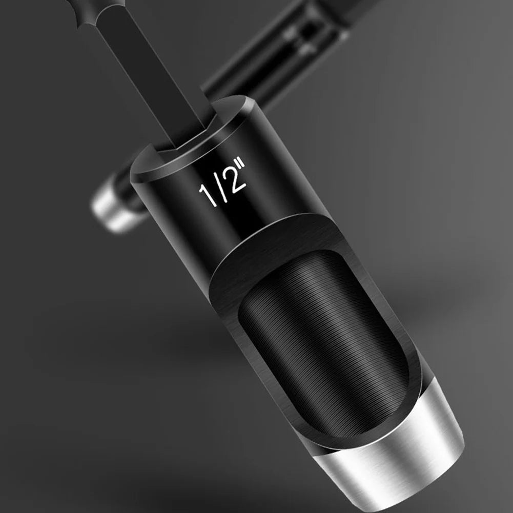 Hexagonal Shank Electric Punch Set for Leather For PVC Rubber and Heavy Duty Cardboard Applications 2mm to 25mm Diameter