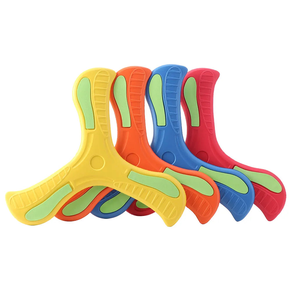 Fast Catch Returning Flying Boomerang Toy Profesional Interactive V Shaped Boomerang Funny Noctilucent Children's Boomerang Toy