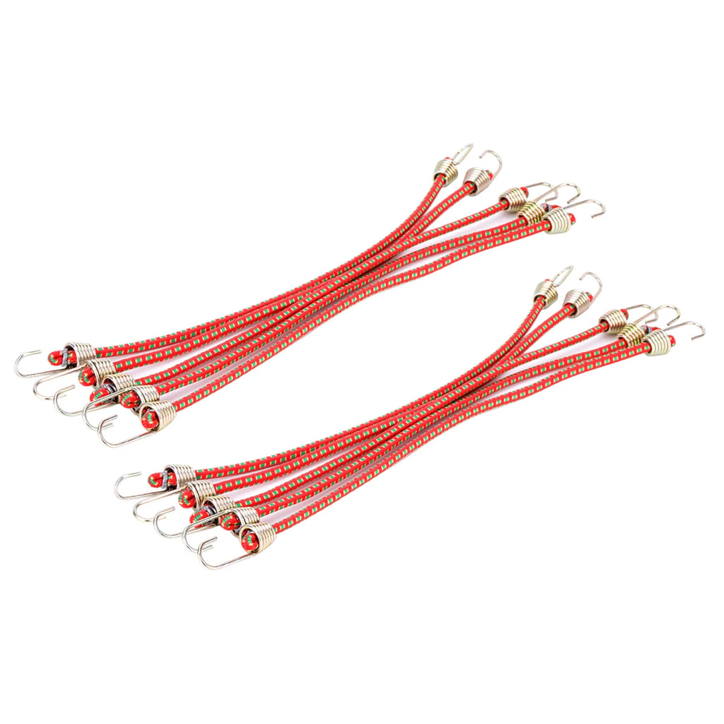 5/10pcs Elastic Bungee Cord Roof Rack Rope Luggage Straps with Hook for 1/10 RC Crawler Car Axial SCX10 TRX4 TRX6 Decorate