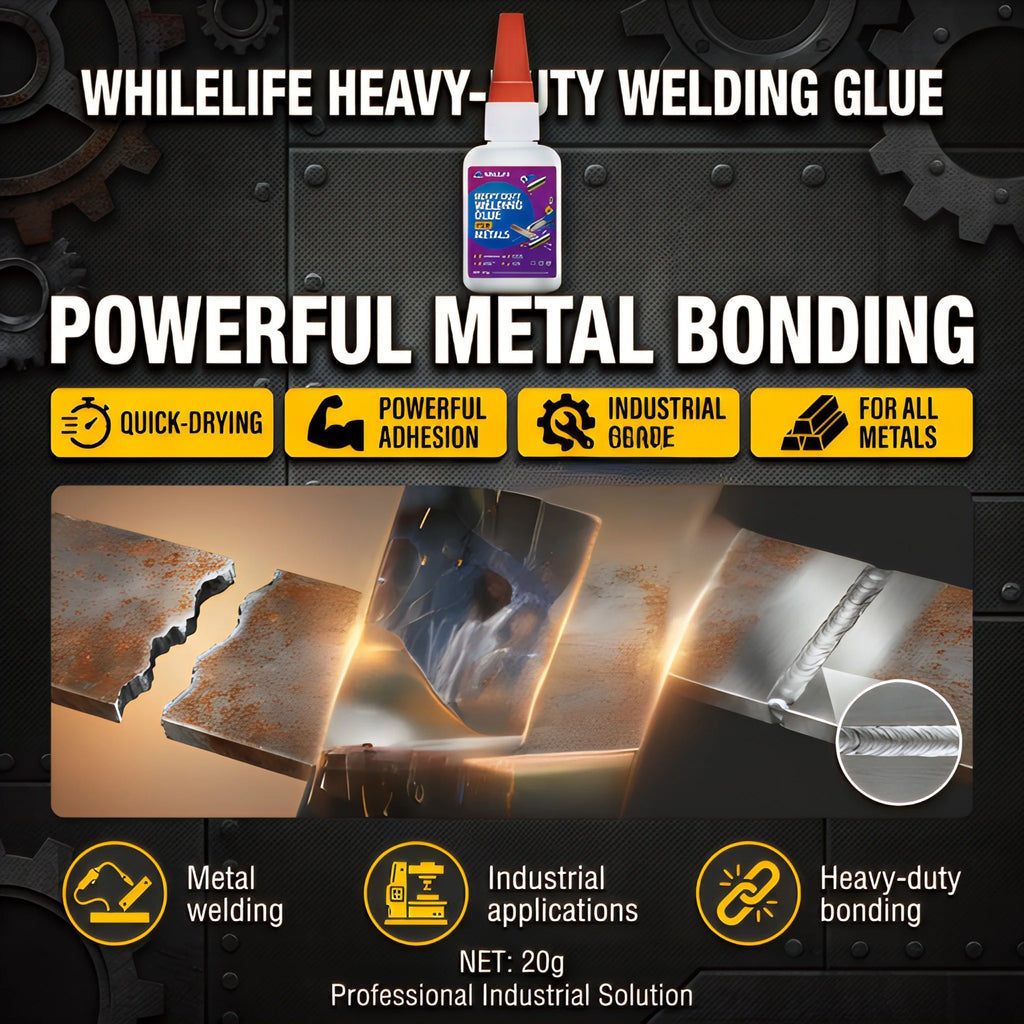 1-4pcs Heavy-Duty Welding Glue for Metals Quick-Drying Powerful Adhesion Instant Adhesive for All Metals