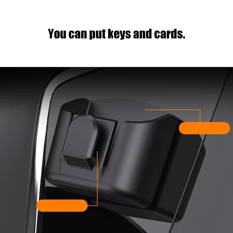Car Key Storage Box Dashboard Compact Key Storage Organizer Universal Self-Adhesive Car Key Stowing Tidying Auto Accessorie