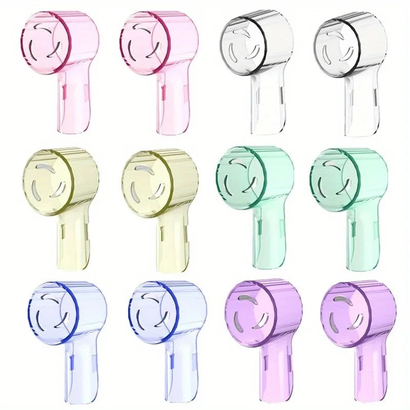 Toothbrush Dustproof Covers Caps Compatible with Braun Oral B Replacement Heads and iO Series Electric Toothbrush Head Protector