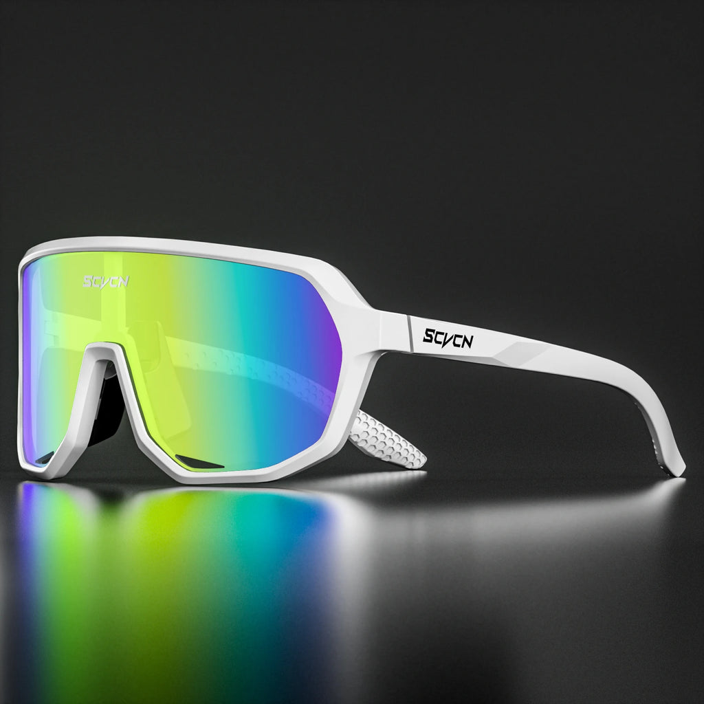 SCVCN UV400 HD Hiking Sports Sunglasses Stylish Outdoor Windproof Glasses Cycling Running and Rock Climbing Driving Sunglasses