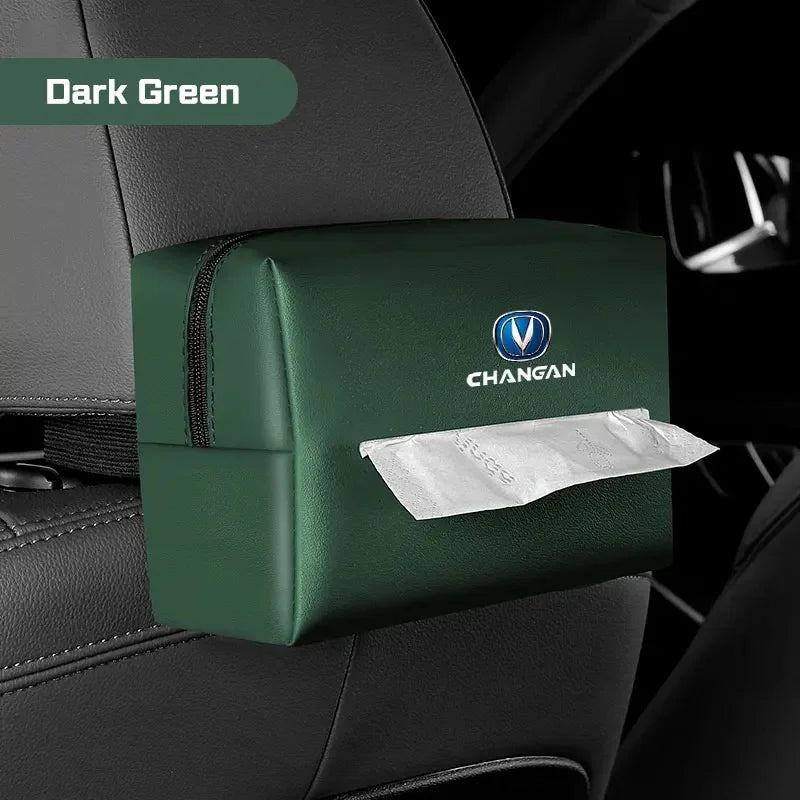 Easy Install Car Sun Visor Tissue Box for Changan CS55 PLUS CS75 PLUS CS35 ALSVIN S07 S05 PLUS MAX UNI-V UNI-K Auto Accessories