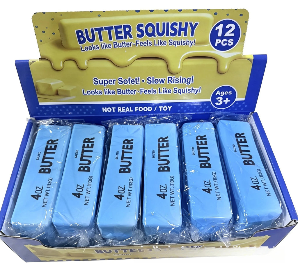 1/6/12pcs Soft Slow Rebound Butter Stick Realistic Silicone Squeeze Stress Relief Gadget Funny Anti-Anxiety ﻿Squeeze Party Gift