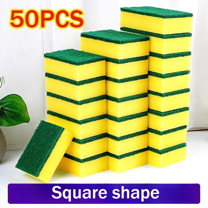 Dish Washing Sponge Dust Cleaning Sponge Scrubber for Kitchen Magic Cleaning Majoc Eraser Sponge Kitchen Scourer Supplies