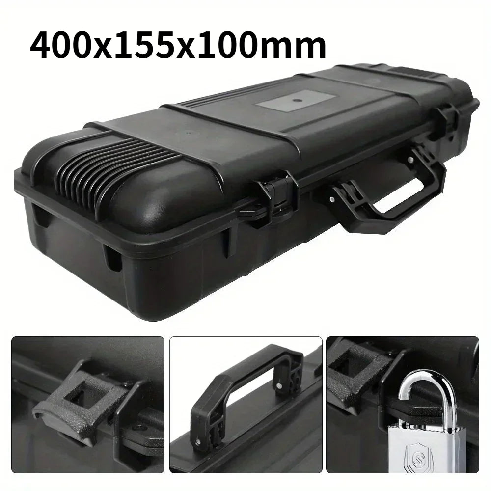 Shockproof Hard Tool Case with SpongeSealed Protective Storage Box for Camera, Photography Equipment, Sights & Instruments